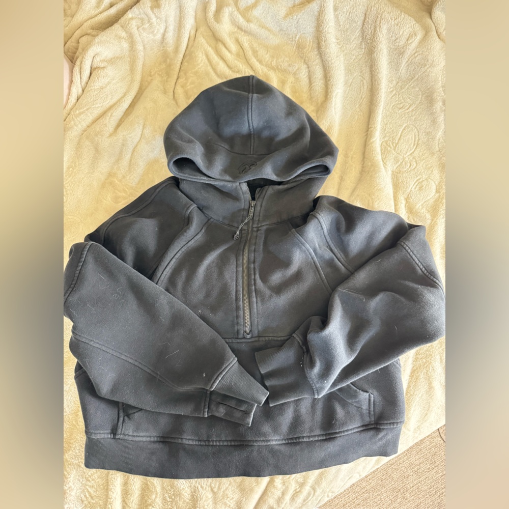 Lululemon Athletica Black Hoodie Sweatshirt